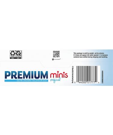 Premium Original Mini Saltine Crackers - 6-Pack, 11 oz Boxes - Buy Online on GoSupps.com