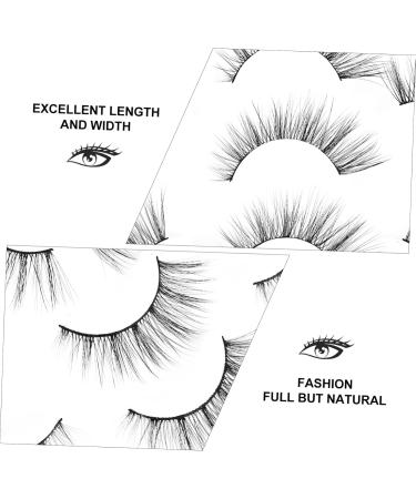 FRCOLOR 7 Pairs Three-dimensional False Eyelashes Thick Fake Eyelash Makeup Eyelash Stage Eyelash Eyelashes Extension Art Eyelashes Cat Eyes Artificial Fiber Extend 6d Natural - Buy Online on GoSupps.com