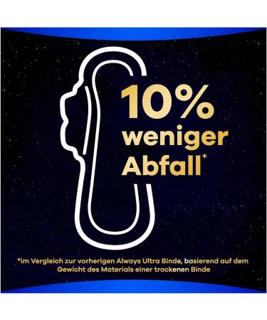 Always Ultra Secure Night Extra - Size 5 Women's Pads with Wings 16 Pack | Thin Super Absorbent Odor-Neutralizing - Big Pack for Ultimate Protection - Buy Online on GoSupps.com