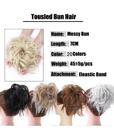 Buy Ash Blonde Hair Extensions - Perfect for Updos Bridal Hairstyles & Hair Ties | International Shipping - Buy Online on GoSupps.com