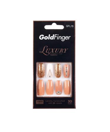 Kiss Gold Finger Luxury Design GFL15 Long Length - Buy Online on GoSupps.com
