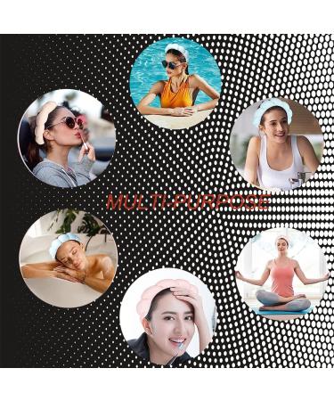 Velvet Spa Headband for Women | Puffy Headband for Skincare, Makeup & Face Mask | Soft and Comfortable - Black - Buy Online on GoSupps.com