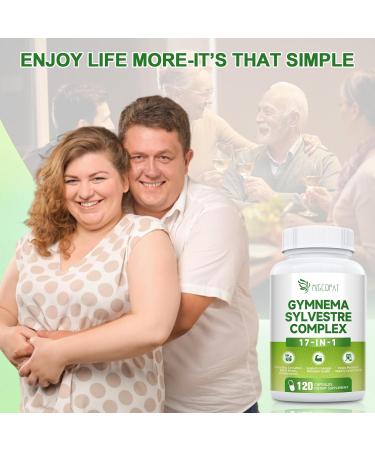 Gymnema Sylvestre Supplement 24 000 mg | 17-in-1 Herbal Complex with Berberine HCI Cinnamon Bitter Melon & Chromium -75% Gymnemic Acids - Supports Glucose Metabolic Balance & Energy Wellness 120 Count (Pack of 1) - Buy Online on GoSupps.com