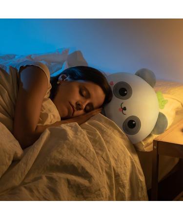 Mewaii 8'' Soft Gray Panda Mushroom Pillow Stuffed Animal Plush - Cuddly Gray & White Panda Toy for Kids - Buy Online on GoSupps.com