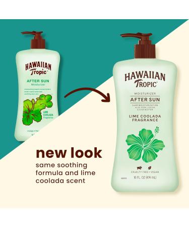 Hawaiian Tropic Lime Coolada After Sun 16oz | Refreshing After-Sun Care | Shop Internationally - Buy Online on GoSupps.com