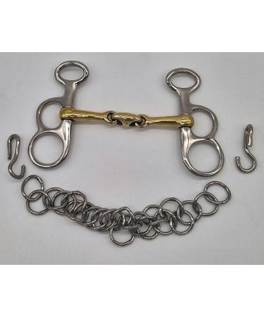 Premium Pelham Postkandare with Kinkin Chain for Shetty & Pony | Sizes 7.5 to 12.5 | International Shipping - Buy Online on GoSupps.com