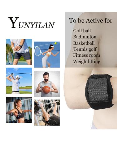 YUNYILAN Tennis Elbow Brace | Adjustable Forearm Support Strap with Gel Compression | Pain Relief for Tennis & Golfer Tendinitis | Men & Women - Buy Online on GoSupps.com