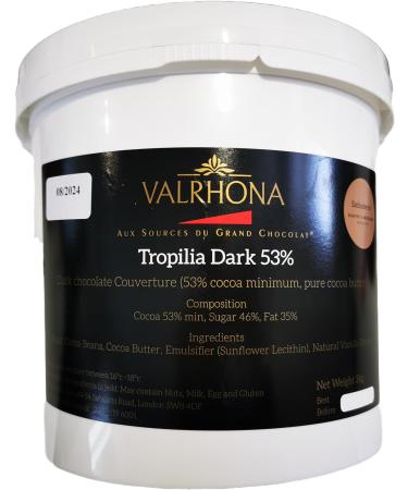 Valrhona Tropiliia Bucket Dark 53% 3kg - Buy Online on GoSupps.com