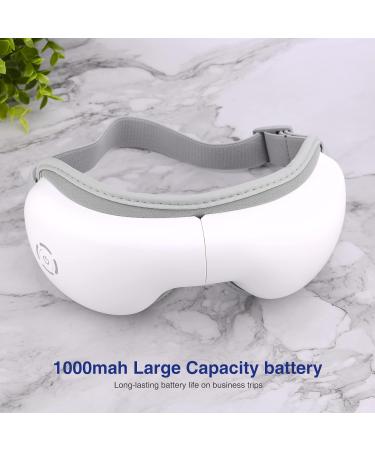 Electric Eye Massager with Heat & Vibration - Bluetooth Music 5 Modes for Dark Circles & Dry Eyes - Perfect Gift for Family - Buy Online on GoSupps.com