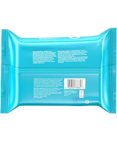Neutrogena Hydro boost make-up removing cleansing wipes made with hydrating hyaluronic acid 25 count - Buy Online on GoSupps.com
