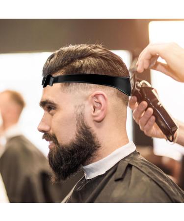 Haircut Bands Curved Silicone Hair Bands Washable Haircut Guide Band Adjustable Haircut Template Soft Comfortable Hair Trimming Guide Hair Cutting Tools for Home Haircuts Beauty Salon Black - Buy Online on GoSupps.com