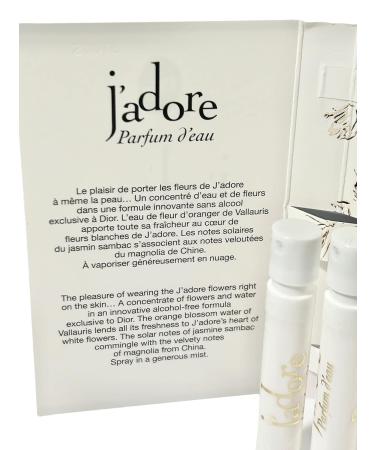 Dior J'adore Parfum D'Eau Women Sample Spray Perfume Set of 3 - Buy Online on GoSupps.com