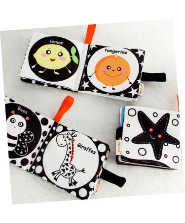 Shop Abaodam 8-Piece Opposites Fabric Books - Educational Baby Toys & Learning Books for Infants - Soft Peach Skin Bracket Toy - Buy Online on GoSupps.com