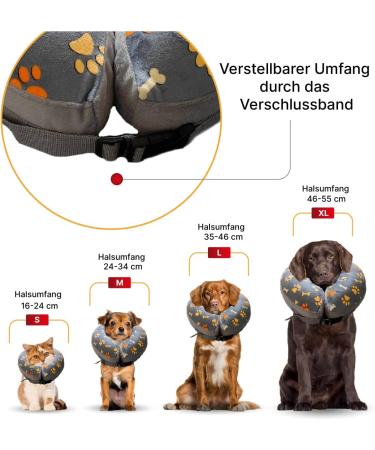 Shop Halskruff Protective Collar for Dogs & Cats | Leak-Proof Soft Neck Collar After Surgery - Available in Multiple Sizes - Buy Online on GoSupps.com