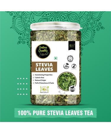 Online Quality Store Stevia Leaves 100g Zero Calorie Stevia Leaves Whole sheet - Buy Online on GoSupps.com