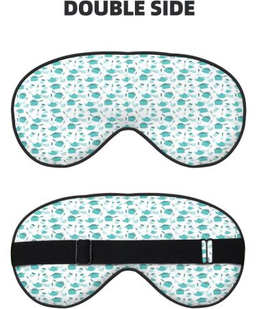 Buy Comfortable Super Soft Print Sleep Masks - Adjustable Eye Masks for Home & Travel - Buy Online on GoSupps.com