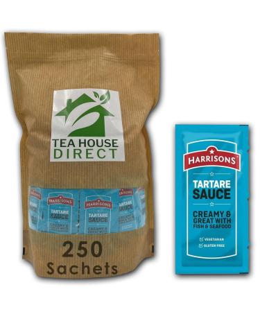 Harrisons Tartare Sauce Packets | Perfectly Paired with Your Favorite Seafood | 250 Sachets