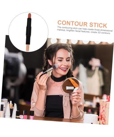 Housoutil Face Contour Stick Makeup Women Stick Foundation Double for Face Shaping Cream Kit Pen Dual Contour Highlight End - Buy Online on GoSupps.com