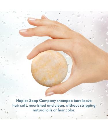 Naples Soap Co. Honey Almond Solid Shampoo Bar | Eco-Friendly, Gentle Haircare for All Hair Types | 50-75 Uses | 1.75 oz - Buy Online on GoSupps.com