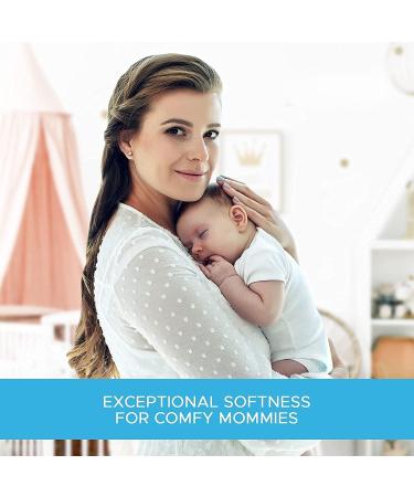 Winged Maternity Peri Pads Pack of 32 - Large Postpartum Flow Pads with Wings - Ultra Soft Disposable Nursing Pads for New Moms - Vakly Postpartum Guide Included - Buy Online on GoSupps.com