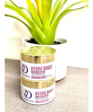 DIADIA WHITE Cosmetics Hydro Boost Face Cream Moisturizing Cream Rich in Vitamin A Hyaluronic Acid Vitamin C and Vitamin E Nourishing Face Cream for Beauty Repair Vegan and Cruelty-Free (50ml)