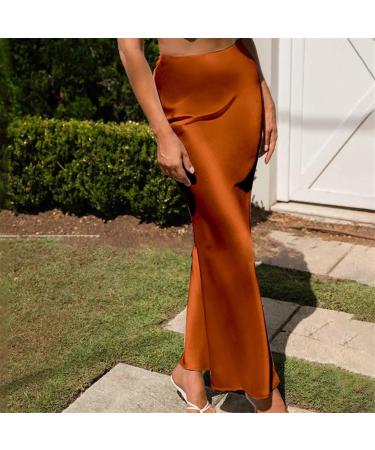 Buy Women's Maxirock - Elegant A-Line Winter Skirt Casual Elastic Waist Mini Beach Skirt in Watermelon Red - Perfect for Dance & Everyday Wear - Buy Online on GoSupps.com