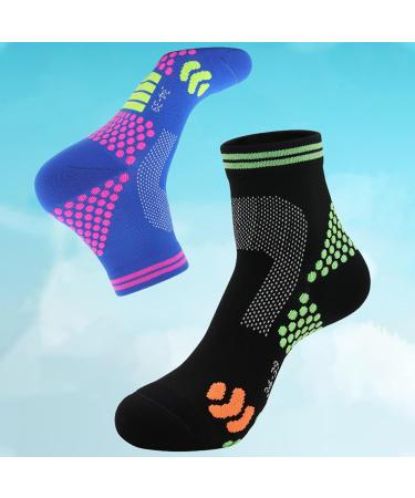 HIGHERSOCKS 2023 Far Infrared Schorl Titanium Ion Compression Socks - Medium Black - Buy Online on GoSupps.com