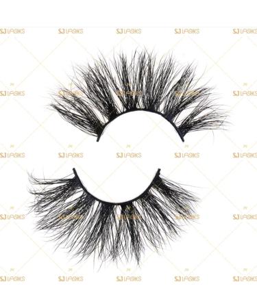 Buy SJ LASHES 25mm Dramatic 3D Mink Lashes in Black | Luxurious & Long-lasting 3DLM13 - International Shipping Available - Buy Online on GoSupps.com
