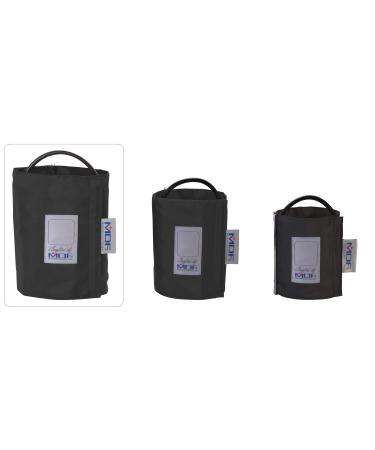 MDF Instruments Latex-Free Thigh Replacement Blood Pressure Monitor Cuff D-Ring - Single Tube - Black (MDF2090471D-11)