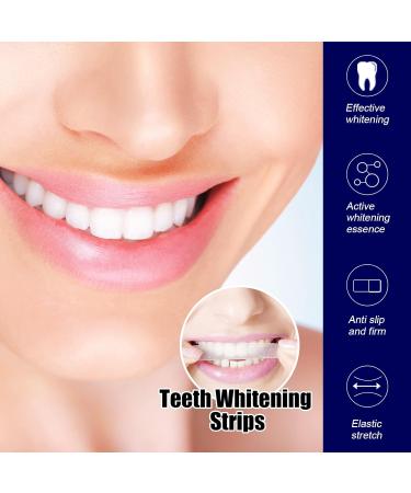 Tooth Whitening Strips - 28 Mint Flavored Strips for Effective Teeth Bleaching & Stain Removal | Brighten Your Smile International Shipping - Buy Online on GoSupps.com