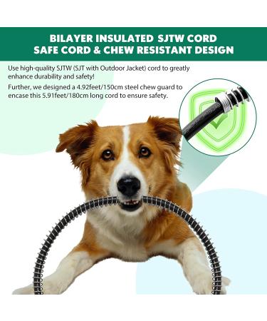 Outdoor Heated Pet Bed - Waterproof Cover, Auto Temperature Control - Pet Heating Pad for Dog House, Cabin, Cot - M 19.7'' x 15.7'' Green - Buy Online on GoSupps.com