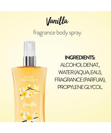 Body Fantasies Signature Fragrance Body Spray Vanilla 8 fl oz (Pack of 2) Vanilla 2 pack - Buy Online on GoSupps.com