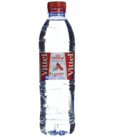 Vittel Set of 6 Natural Mineral Water Bottles 50 cl – Pack of 2