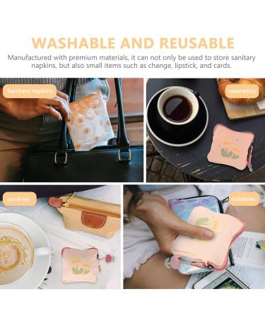 COHEALI Women Sanitary Zipper Storage Bag - Large Capacity Tampon & Pad Organizer for Travel - Buy Online on GoSupps.com