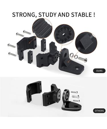 UTV Whip Mount 2pcs Antenna Mounts | Off-Road Flag Pole Bracket | Aluminium Alloy, 360 Rotating | Fits All SXS 1.75-2 Roll Cage | Black - Buy Online on GoSupps.com