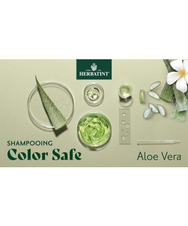 Herbatint Shampoo Color Safe Normalizing Shampoo - 260 ml | Specific for the Care and Protection of Colored Hair | With Organic Aloe Vera Acid pH 93% Natural Ingredients Vegan - Buy Online on GoSupps.com