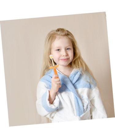 Minkissy Manual Toothbrush Set - 3 Silicone Baby Brushes for Oral Care | Cheetopia Toddler Tooth Cleaning Tool | Nano Material Rotatable Design for Effective Teeth Cleaning - Buy Online on GoSupps.com