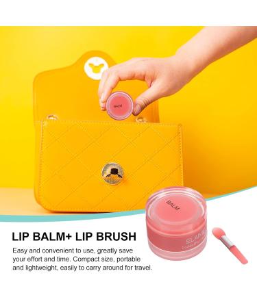 Womens Scrubs Natural Moisturizing Lip Balm - Exfoliating Overnight Lip Moisturizer for Dry Cracked Lips | Hydrating Lip Conditioner & Balm in Pink - Buy Online on GoSupps.com