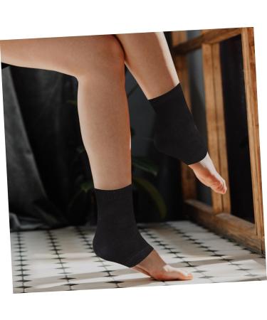 Mikinona 2 Pairs Gel Heel Socks Foot Lotion Spa Socks Sleep Spa Socks Gel Moisturising Socks Heel Repair Socks Moisturizing Feet Sock No Slip Spa Socks Gel Ankle Socks Gel Lining Cotton - Buy Online on GoSupps.com