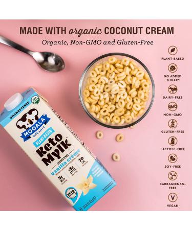 Mooala  Organic Vanilla Crme Keto Mylk  1L (Pack of 6)  Shelf-Stable  Keto-certified  Non-Dairy  Gluten-Free  Plant-Based Milk With  1g Carb per Serving - Buy Online on GoSupps.com