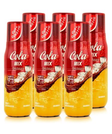 Good & Cheap Drinks Syrup Cola Mix 500ml makes approx. 12 liters (pack of 6)