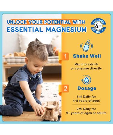 Kids Magnesium Gummies & Liquid Magnesium Glycinate Drops for Kids - Buy Online on GoSupps.com