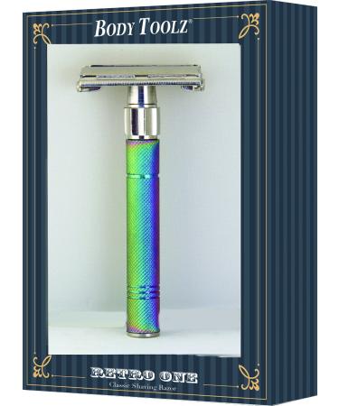 CS999 Retro One Classic Shaving Razor - Premium Titanium Design for a Perfect Shave | Worldwide Shipping - Buy Online on GoSupps.com