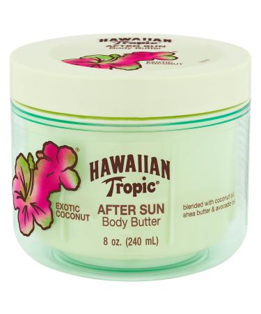 Hawaiian Tropic After Sun Lotion Moisturizer and Hydrating Body Butter with Coconut Oil  8 Ounce