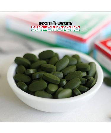 Sun Chlorella A Tablets 500mg - 600 Count | Organic Superfood Supplement - Buy Online on GoSupps.com