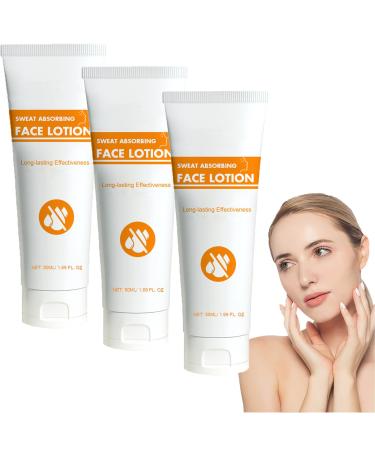 homomdy Antiperspirant for face sweat absorbing lotion for men and women effective sweat blocker for face and forehead prevent excessive sweating