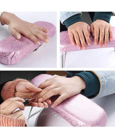 Brave669 Nail Dryer Lamp Soft Washable Arm Rest Cushion Wrist Support Hand Holder Pad Nail Art Tools Professionally Curing Lamp Pink - Buy Online on GoSupps.com