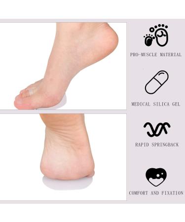 Dr.Pedi Foot Cushion Silicone Insoles with Toe Support - Pain Relief for Metatarsal and Mortons Neuroma - 1 Pair for Women and Men - Buy Online on GoSupps.com