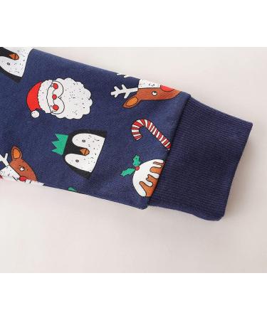 Boys Sweatshirt for Kids Dinosaur Jumper Cotton Casual Top Long Sleeve Pullover T-Shirt Toddler Girls Shirts Baby Clothes 1-8 Years 6-7 Years Christmas Santa Claus - Buy Online on GoSupps.com