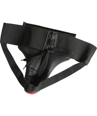 RDX Groin Protector | SATRA Approved Maya Hide Leather Abdo Guard for Boxing, MMA, Muay Thai | Jockstrap Abdominal Guard for Martial Arts - Red (Large) - Buy Online on GoSupps.com